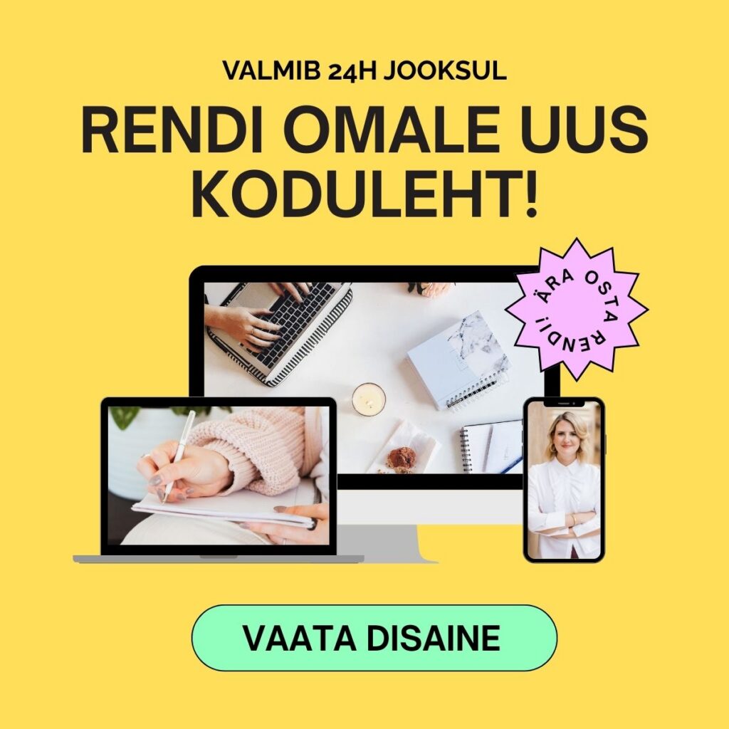 Soodne, kiire ja kaasaegne koduleht